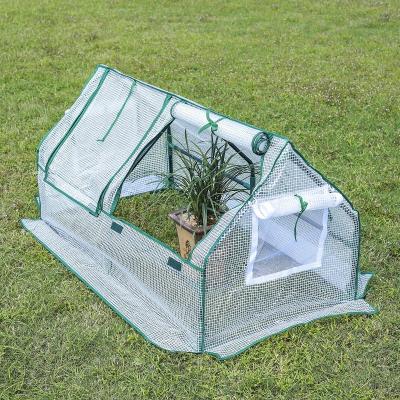 China Easily Assembled Low Cost Easily Assembled Outdoor Walk In Mini Tower Shape Portable Greenhouse for sale