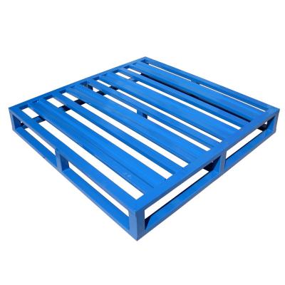 China Double Sided Heavy Drawing Metal Pallet Single Sided Shipping Collapsible Pallets For Sale for sale