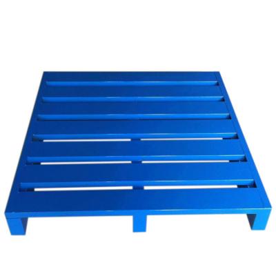 China Double Sided Heavy Drawing Metal Pallet Single Sided Shipping Steel Pallet For Sale for sale