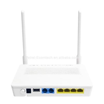 China OEM XPON ONU 4LAN+2POTS+2.4G WiFi 5DB FTTH/FTTB/FTTN Cheaper Antenna GPON EPON Ontario HG8245H Router English Firmware work on all OLT hg8245 F460 for sale