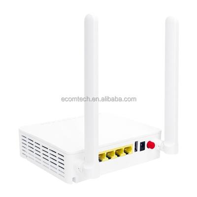 China FTTH/FTTB/FTTN Hisilicon Mtk Chipset OEM ODM ET412W support Xpon ONU Ontario Wifi Router 1ge+3fe+1pot 1ge+3fe+1pot 2.4ghz 5dbi wifi GEPON ONU ftth modem for sale