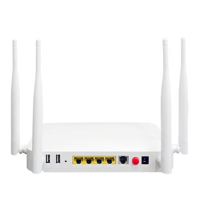 China AC 2.4G 5G WIFI ONU Ontario Four Dual Band Fiber Signal Transmission / External Antennas PT939G EG8145V5 HG8245Q2 Cheapest 2022 Modem Price XPON With Service Name for sale