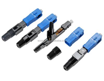 China Cheapest SC UPC APC 60mm 60mm fiber optic fast connector FTTX solutions fiber optic fast connector high quality for sale