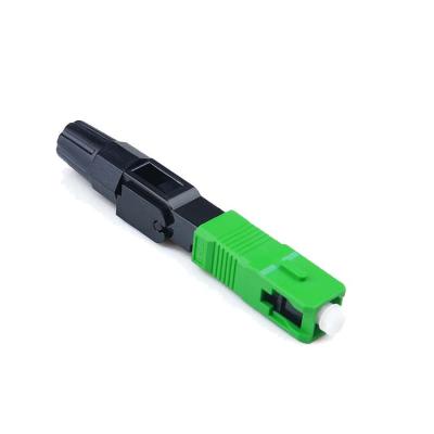 China fiber optic fast fiber sc/upc sc/apc quick drop wire connector from china connection for covered fiber optic cable for sale