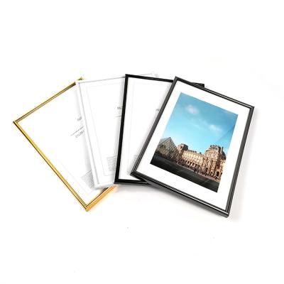 China Decoration A4 Large Picture Hanging Picture Frame Decorative Photo Frame Plastic for sale