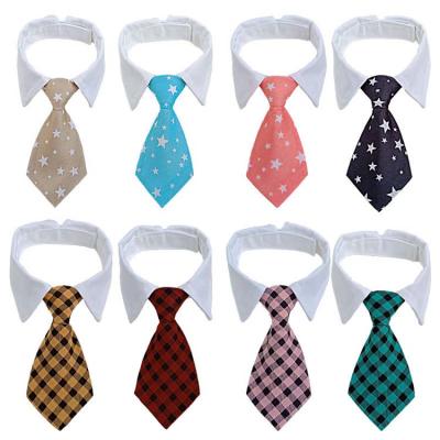 China Viable Wholesale Fashion Pet Accessories Printed Neck Tie Cat Dog Collar Bow Tie for sale