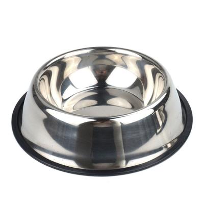 China Sustainable Hot Selling Non Slip Stainless Steel Dog Bowl for sale