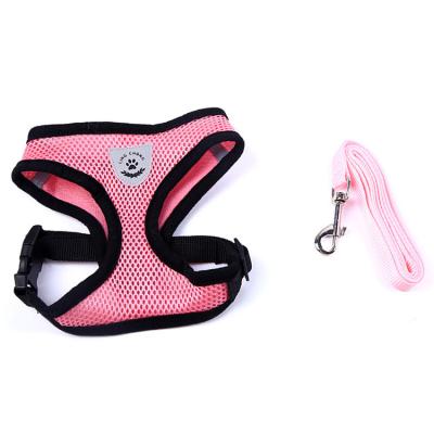 China Sustainable Reflective Soft Nylon Mesh Padded Quick Fit Pet Dog Harness For Walking Training for sale