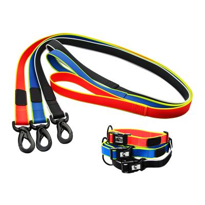 China Sustainable high quality and durable waterproof PVC coated dog leash and collar for sale