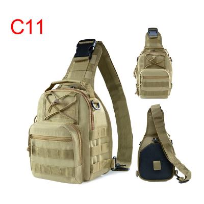 China Outdoor Shoulder Bag Military Sports Anti-theft Climbing Chest Tactical Bag For Increasing Camping Hunting Daypack Fishing Backpack for sale