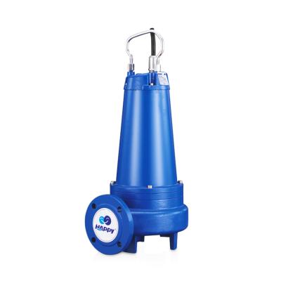 China Wastewater Treatment 220V 380 V 1.5 Hp 5.5 Sewage Pump 7.5hp With Cutting System for sale