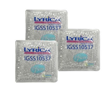 China Factory Price PVC EN-71 Square Bead Ice Pack Water Gel Gel Bead Ice Cooling Pack For Heat Cold Therapy for sale