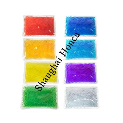 China PVC EN-71 Medical Hot Cold Wrap Beads Plastic Ice Pack Rectangle Around Heart Shape Gel Ice Pack for sale