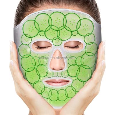 China Wholesale Anti-Puffiness Gel Face Mask Eye Mask Water Facial Gel Beads Cooling Face Mask for sale