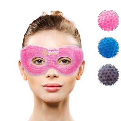 China Hot/Cold Therapeutic Anti-Puffiness Eye Masks Gel Pearl Bead Anti-Puffiness Assorted Colors for sale