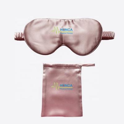 China Anti-Puffiness Sleeping Silk Eye Mask for Women and Men Adjustable Strap Satin Eye Mask Eye Shade Cover Blindfold for sale