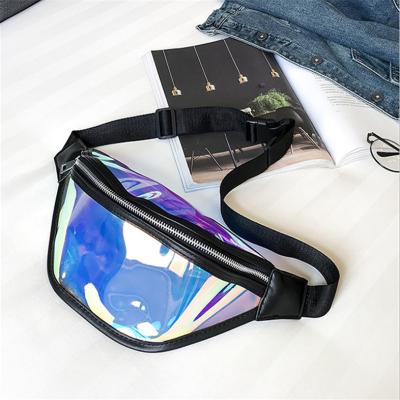 China Custom Waterproof PVC Anti Theft Waist Bags For Women for sale