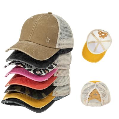 China JOINT Factory Wholesale Hats With Logo Custom Trucker Hats Mesh OEM High Quality Hat for sale