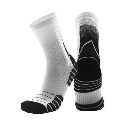 China OEM Viable Custom Recycling Calcetines Deporte Non-Slip Fancy Sport Socks Elite Basketball Sock for sale