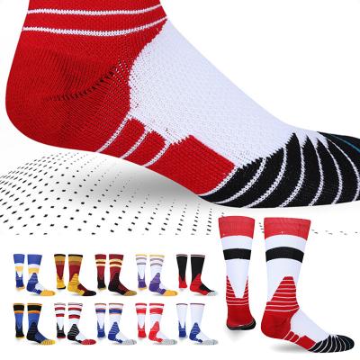 China Real Regular Mi-tube Combat Basketball Sports Socks Running Shock Absorbing Towel Sports Socks for sale