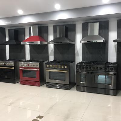 China CAR SENG ETL Certified 4 Cooker Professional Kitchen Range Free Standing Gas Stove Convection Oven for sale