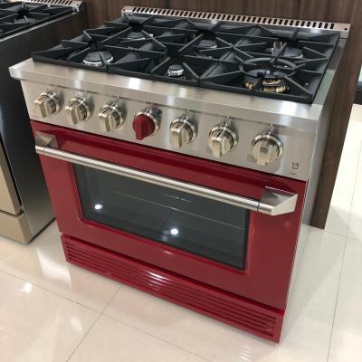 China Car SENG ETL Certified 4 Cooker Professional Kitchen Range Free Standing Gas Stove Pizza Oven Gas for sale