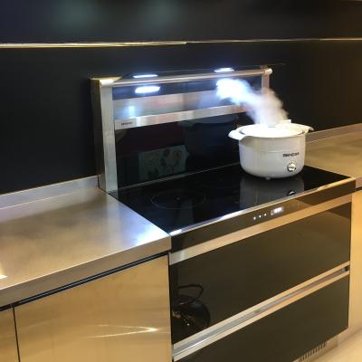 China Car home kitchen appliances range hood+gas cooker+electronic free standing oven for sale