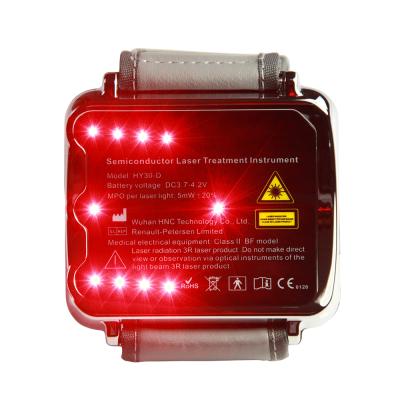 China High Quality Electron Components And Cold Stainless Steel Blood Pressure Therapy Laser Device Watch Wrist for sale