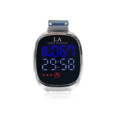 China Clinical Tests Proven Therapeutic 650nm Semiconductor Laser Therapy Wristwatch Glucose Monitor System for sale