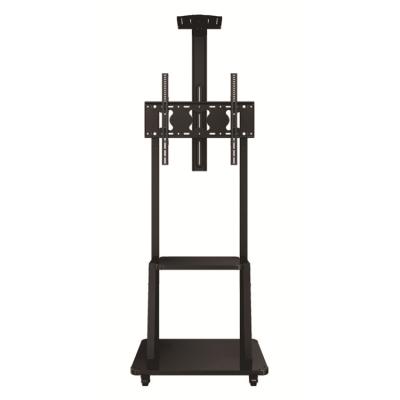 China Led LCD Plasma TV Mount Wholesale Easy Install Heavy Duty Metal Floor To Ceiling TV Cart Mount For Super Large 52