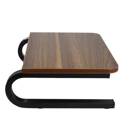 China Wholesale Durable Home Office Heightening Simple Wooden PC Computer Laptop Monitor Stands for sale