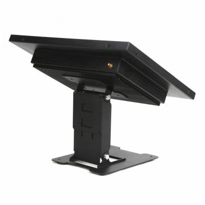 China Wholesale Cheap Black Steel Vesa Low Profile Metal Laptop Touch Screen 1 Monitor Stand With Vesa 100X100mm for sale