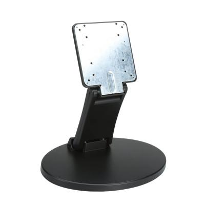 China Wholesale Home Office Steel Use Black Steel Foldable Touch Screen Monitor LCD Led Monitor Desk Vesa Stand Holder for sale