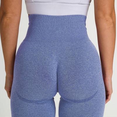 China OEM Good Quality Solid Color High Waist Butt Lift Breathable Yoga Pants Custom Made Seamless Gym Short Gaiters For Woman for sale