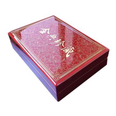 China Newest Custom Logo Color Box Gift Gold Bar Storage Organizer Display With Cover Luxury Lacquer Packaging for sale