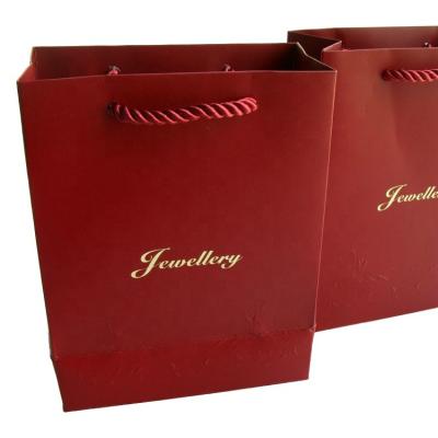 China Christmas Recyclable Luxury Gift China Paper Bag Manufactures Custom Logo Paper Bags For Jewelry for sale