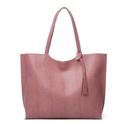 China Custom Made Ladies Oversized Fashion PVC Handbag Leather Shoulder Large Tote Bag For Women for sale