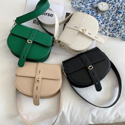 China Low MOQ High Quality Fashion Ladies Bags Two Shoulder Straps Messenger Bags Shoulder Bags for sale