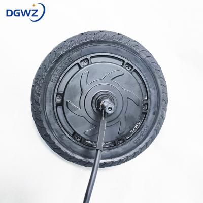 China Single wheel 8 inch 250W 350W drum brake motor for electric scooter hub motor 36v e scooter with solid tire for sale