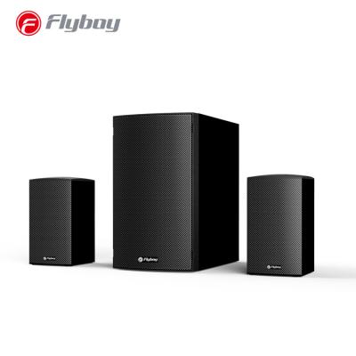 China Wireless 2.1 Home Theater System with Connectivity Aux, USB and FM Black Wireless Speaker for sale