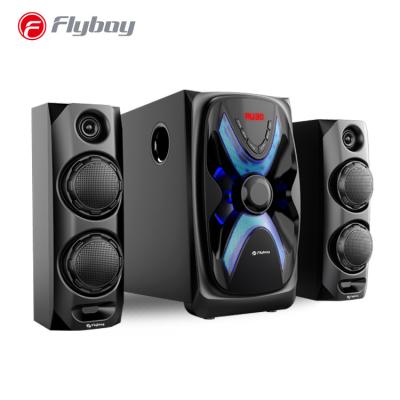 China Wireless System Best Selling Desktop PC Classic 2.1 Super Woofer Speaker With USB SD FM Remote Control Heavy Bass Woofer 2.1 Multimedia Speaker for sale