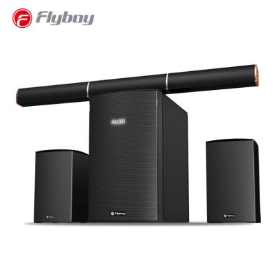 China Surround Sound Wireless System 5.1 - Sound System With Subwoofer 80W Home Theater Sound Bar Wired Powerful Speaker for sale