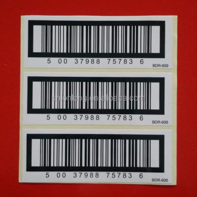 China Adhesive Offset Printing Matt Surface Barcode Label Barcode Sticker Sheet Customized Size for sale