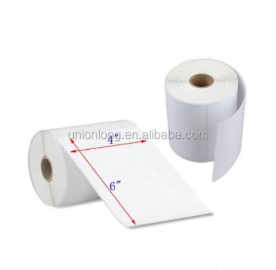 China Recycled Direct Thermal 4X6 Shipping Label Roll Label 250 Self Adhesive for sale