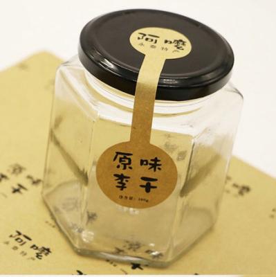 China Custom Logo Die Cut Food Label Sticker Maker Waterproof Self Adhesive Waterproof for sale