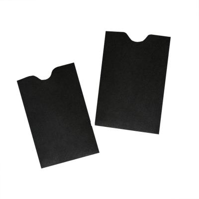 China Business Envelope Paper Mini Double Thumb-Cut Emboss Key Card Envelopes Paper Case For Hotels for sale