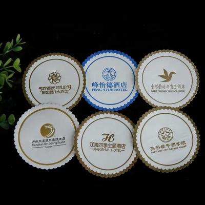 China Sustainable Cheap Wholesale Beer Bar Accessories Custom Empty Paper Drink Coaster for sale