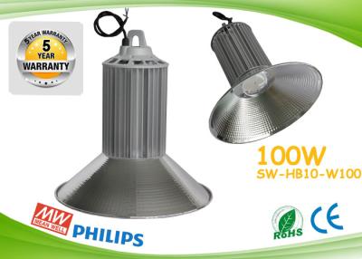 China PF0.98 100w llevó el alto disipador de calor de aluminio del CE ROHS de las luces de la bahía con el tubo de cobre en venta