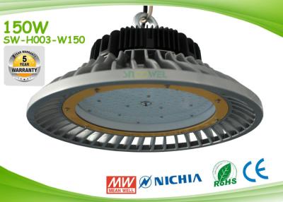 China 140lm/W runde geführte hohe hohe Bucht der Bucht-Lampen-150w führten das Beleuchten von HBG-Fahrer zu verkaufen