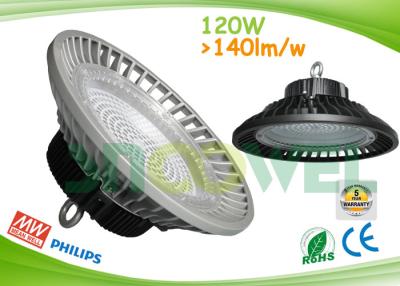 Chine 145lm/UFO de W a mené la lampe industrielle 120w, Philips 3030 SMD avec la lentille de PC de 90 degrés à vendre